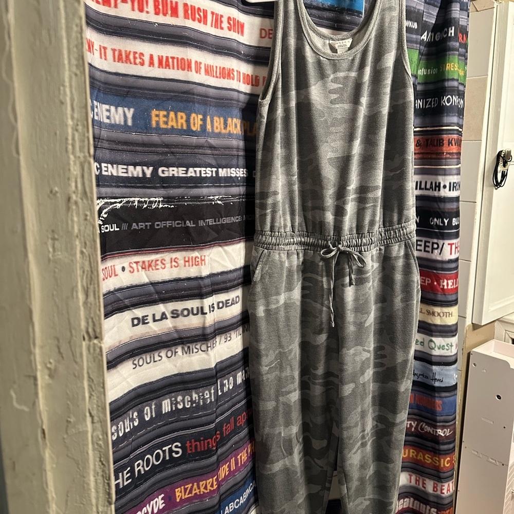 Danskin Gray Camo Jumpsuit